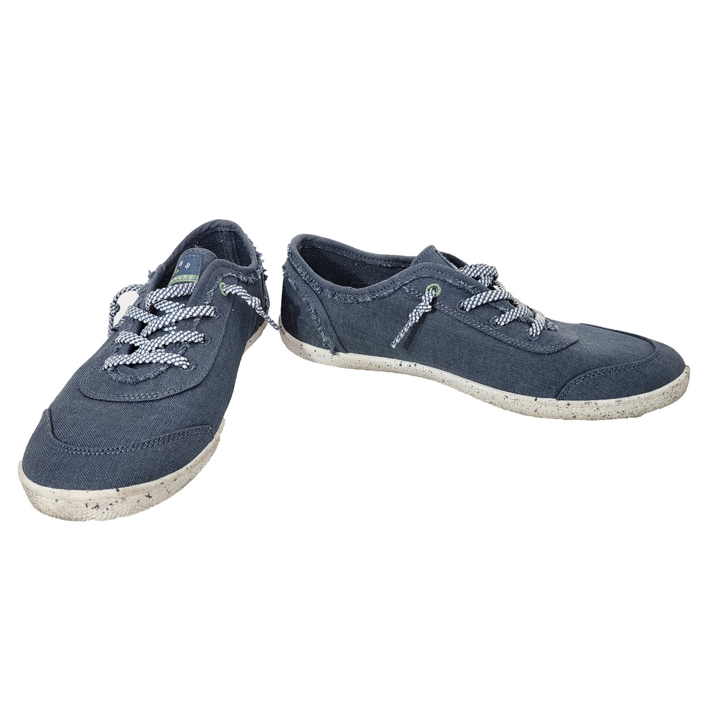Skechers Bobs B Cute Recycled Slip On Womens Casual Sneakers Blue Flat 9 Canvas